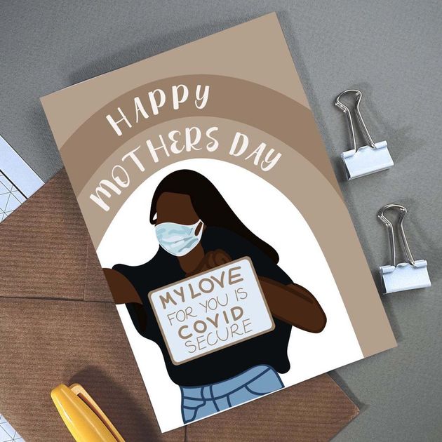 Love is Covid Secure, Mother's Day, Etsy