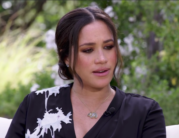 Meghan Markle, durante la entrevista.
