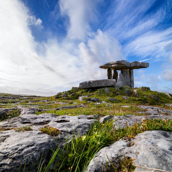 El parque geológico irlandés Burren.