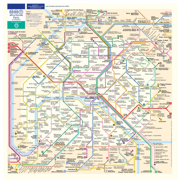 Ce Plan Du Metro Remplace Les Stations De Paris Par Des Musees Et Salles De Concert Le Huffpost