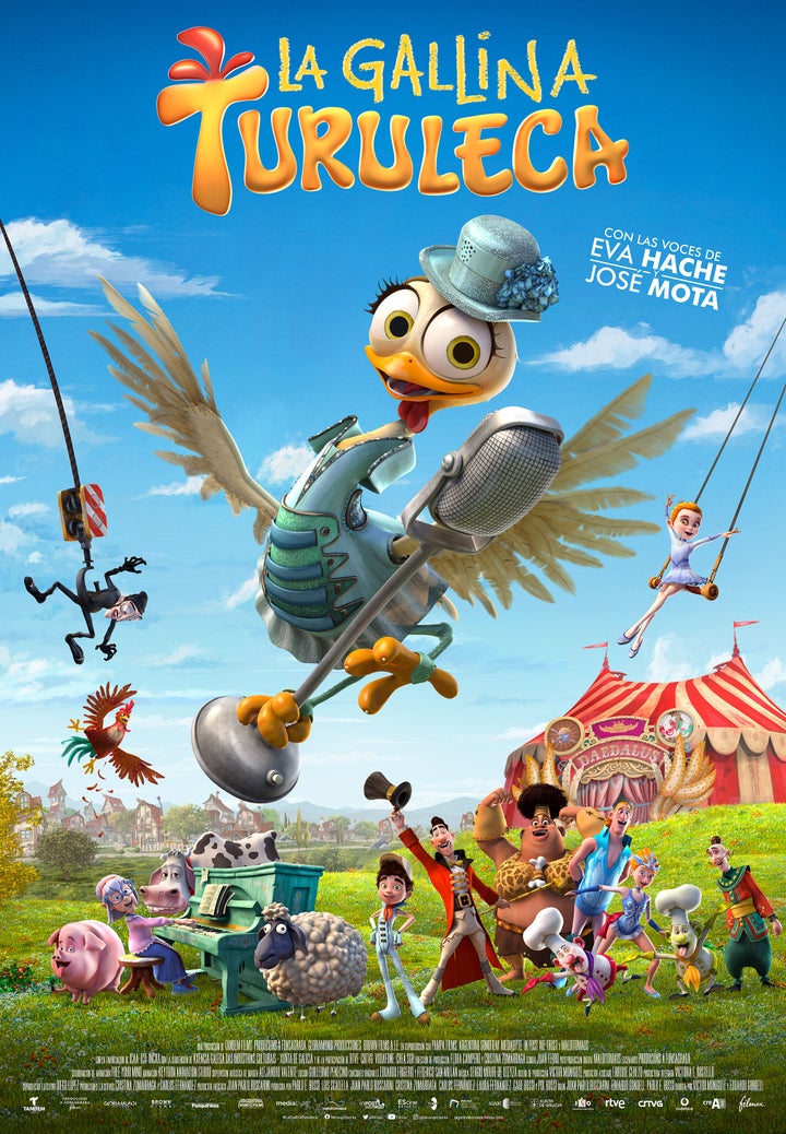 Póster de la película 'La gallina Turuleca'.