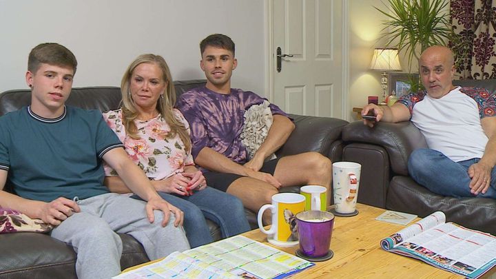 The Baggs family on Gogglebox