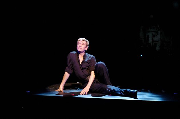 Le danseur étoile Patrick Dupond au théâtre Comédia à Paris, janvier 2003