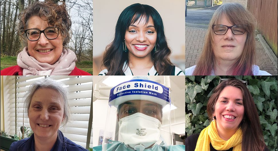 Thank you to the women who spoke to HuffPost: (clockwise from top left): Carmen De Pablo, Amahra Spence, Monica Sulley, Nisreen Alwan, Shumonta Quaderi and Deborah Stevens, as well as Professor Shani Orgad.