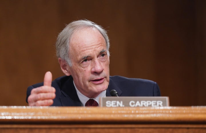 Sen. Tom Carper (D-Del.) introduced a proposal to extend unemployment benefits for an additional month, though the weekly payments will be $100 less than in the House-passed bill. 