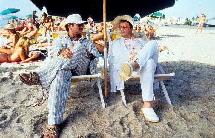 Robin Williams and Nathan Lane in "The Birdcage."