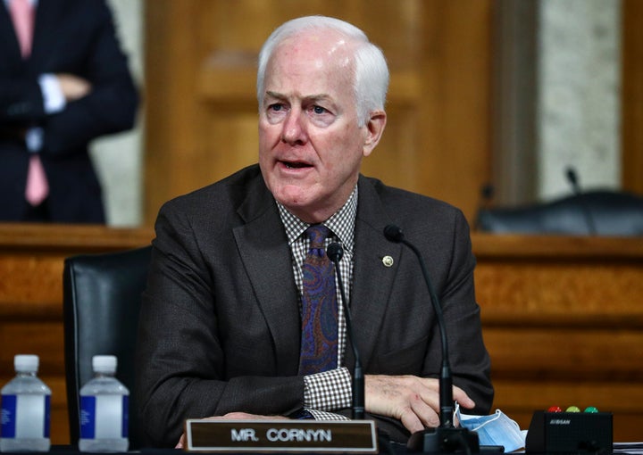 “I don’t think there was any single reason why people were here,” Sen. John Cornyn (R-Texas) said of rioters who had just marched from a Trump rally in which the president called on them to "stop the steal."