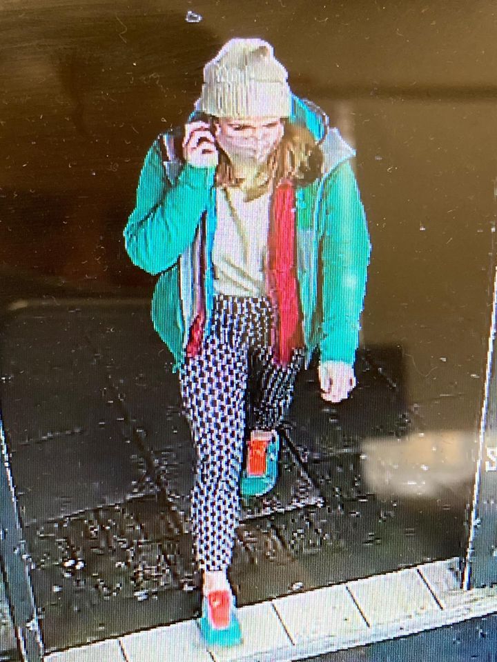 A CCTV image of Sarah Everard on the night she went missing.