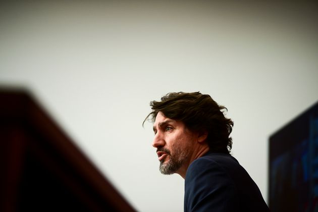 Prime Minister Justin Trudeau holds a press conference in Ottawa on Friday.