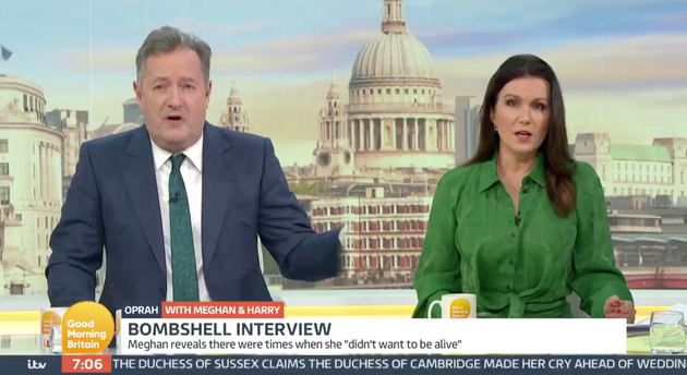 Piers Morgan&#39;s Lack Of Sympathy Towards Meghan Markle Called Out By Susanna Reid | HuffPost UK