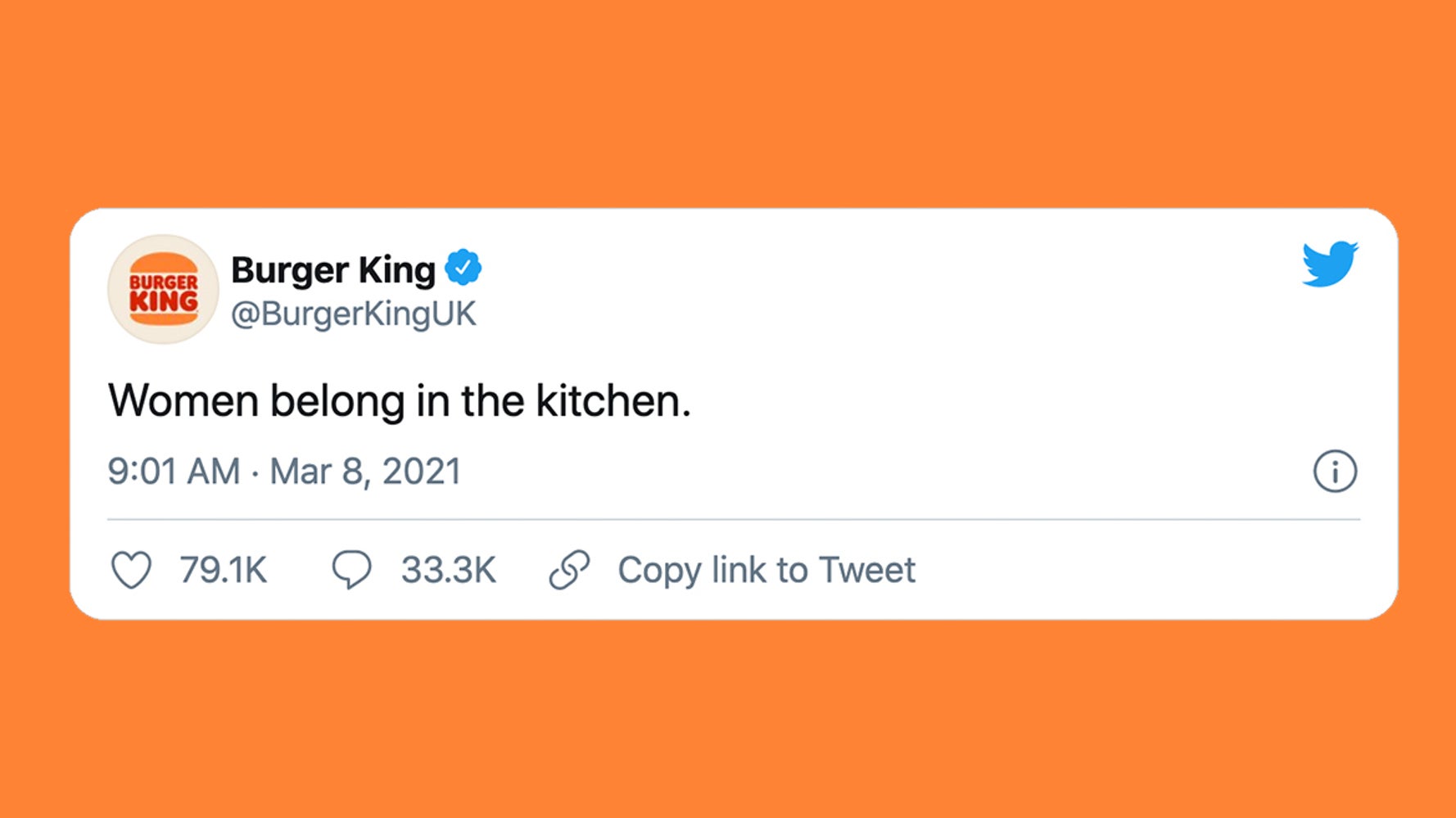 Burger King Says Women Belong In The Kitchen And People Are Not 9141