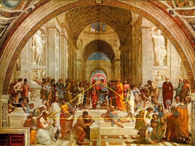 Η Σχολή των Αθηνών (1511), νωπογραφία...