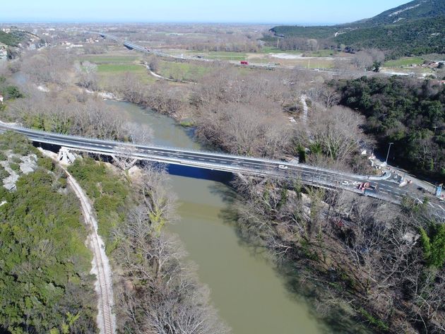 Σε κυκλοφορία η γέφυρα Πηνειού στα