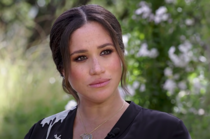 The Duchess of Sussex, pictured during her interview with Oprah Winfrey. 