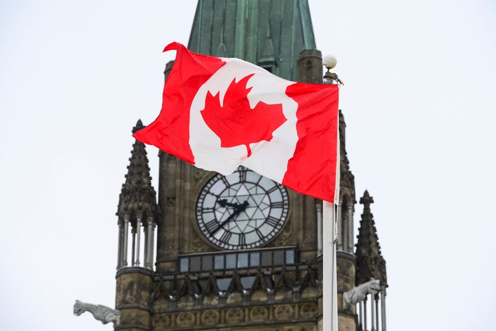 The Peace Tower is pictured on Parliament Hill in Ottawa on Jan. 25, 2021.