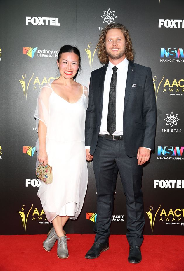 Poh Ling Yeow and Jono Bennett pictured in December 2016 in Sydney.