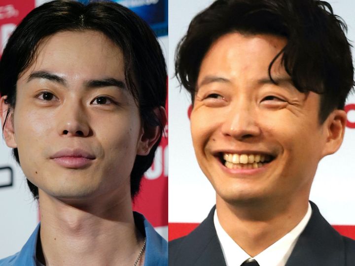 菅田将暉さん（左）、星野源さん（左）