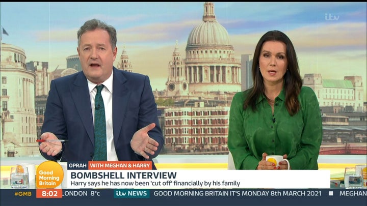 Piers Morgan and Susanna Reid