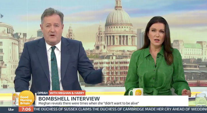 Piers Morgan and Susanna Reid