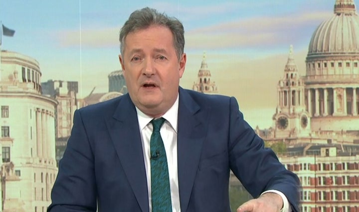 Piers Morgan on Monday's Good Morning Britain