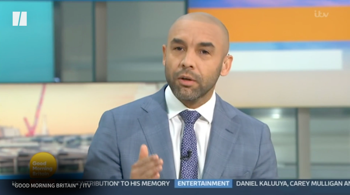 Alex Beresford on Good Morning Britain