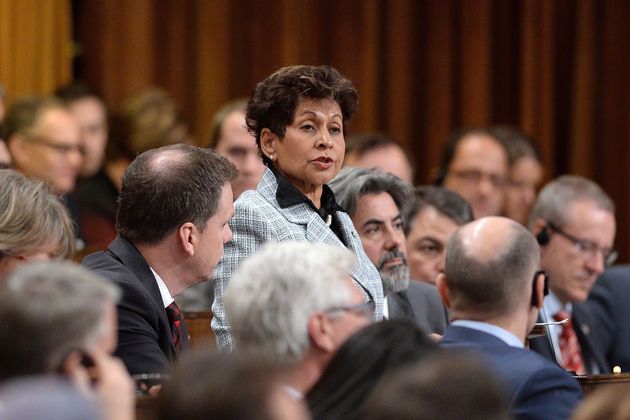 Liberal MP Yasmin Ratansi delivers a speech in the House of Commons in Ottawa in December 2015. Ratansi left the Liberal caucus in November after admitting she had employed her sister as a constituency assistant in her riding of Don Valley East.