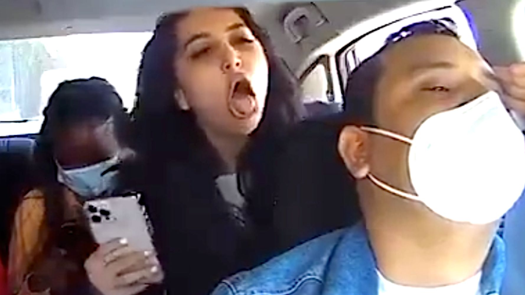 woman coughs on uber driver identified