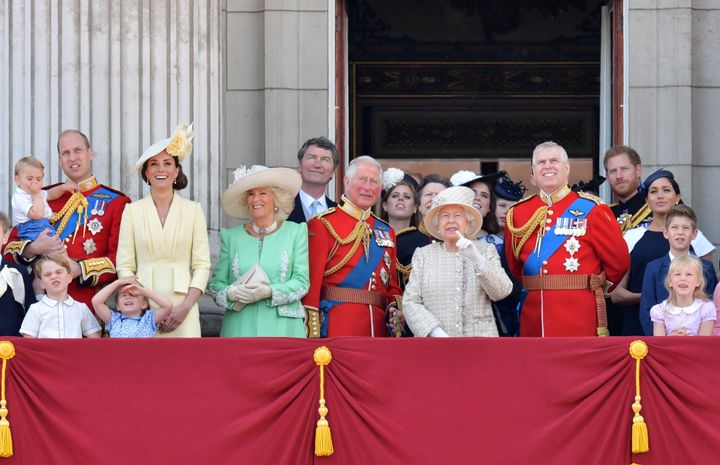 La familia real, en junio de 2019.