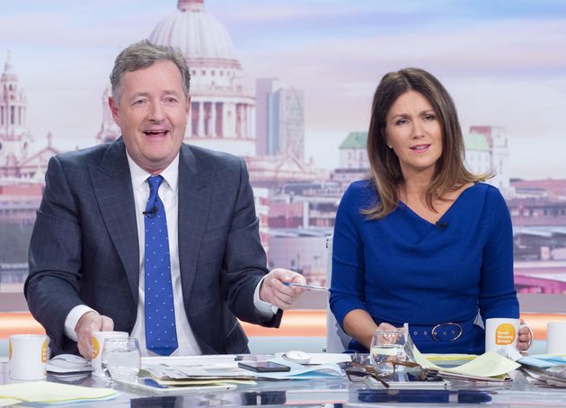 Piers Morgan and Susanna Reid