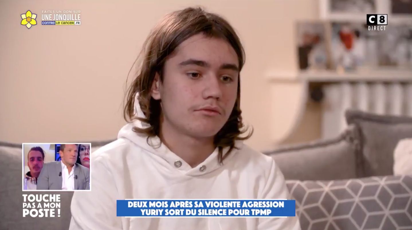 Sur "TPMP" après son agression, Yuriy appelle au calme