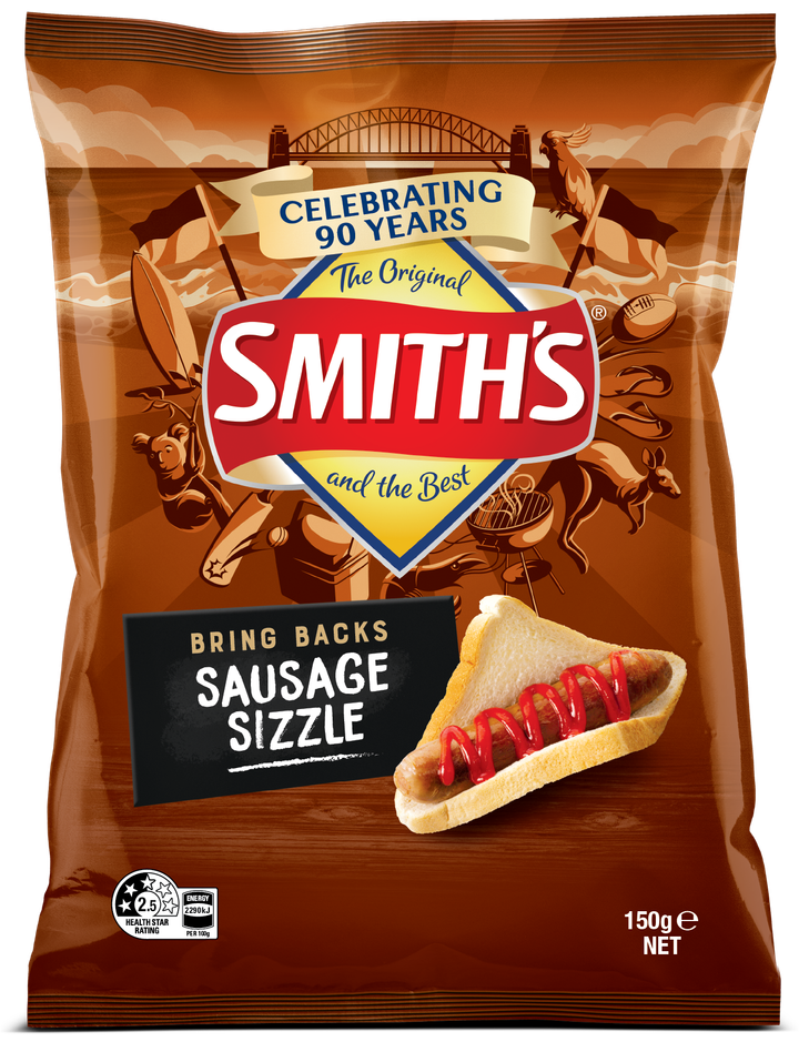 Smith's Limited Edition ‘Bring Backs’ range: Sausage Sizzle