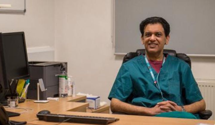 Dr Zahid Chauhan, an Oldham GP who held the first Covid-19 vaccine clinic for the homeless