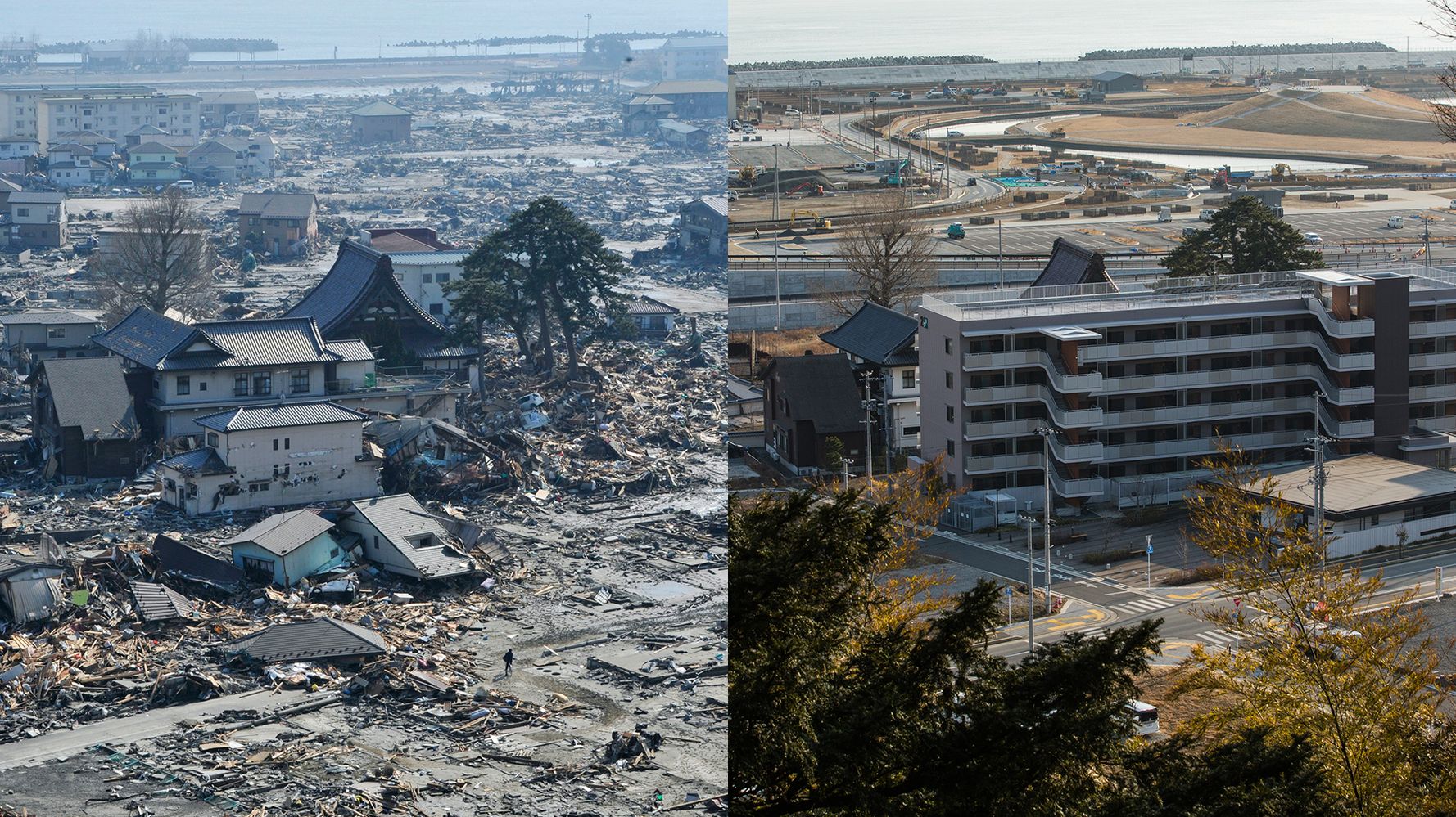 写真で比較する東日本大震災 あの時と今 3 11 ハフポスト