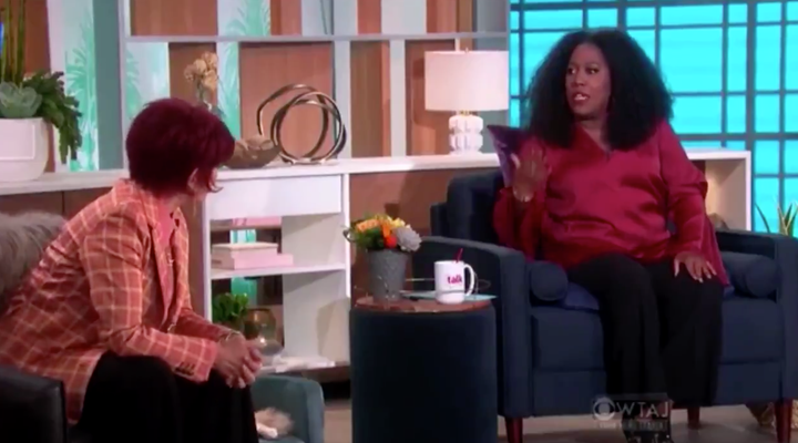 Sharon Osbourne tells Sheryl Underwood: "Don't try and cry."