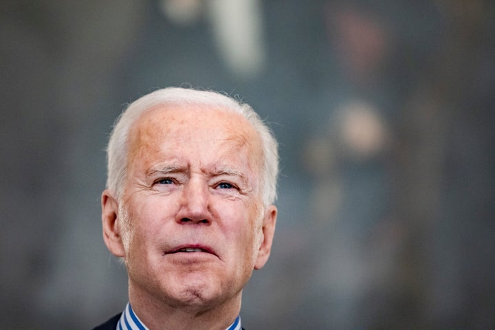 President Joe Biden speaks from the White House following the passage of the American Rescue Plan in the Senate on March 6. T