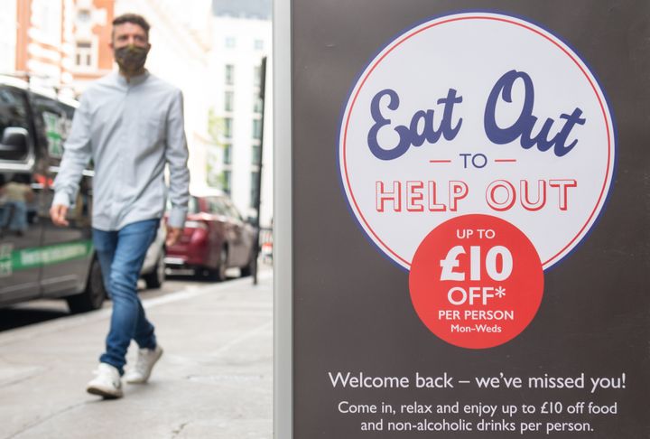 Eat Out To Help Out poster