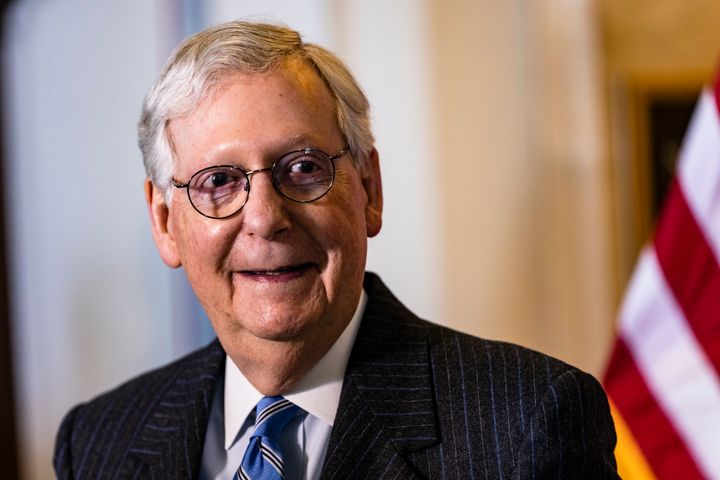 Senate Minority Leader Mitch McConnell said Thursday the American Rescue Plan States gives a "bailout" to states and “sweeping new government benefits with no work requirements whatsoever” to parents. His conference reintroduced a bill this week to repeal the estate tax.