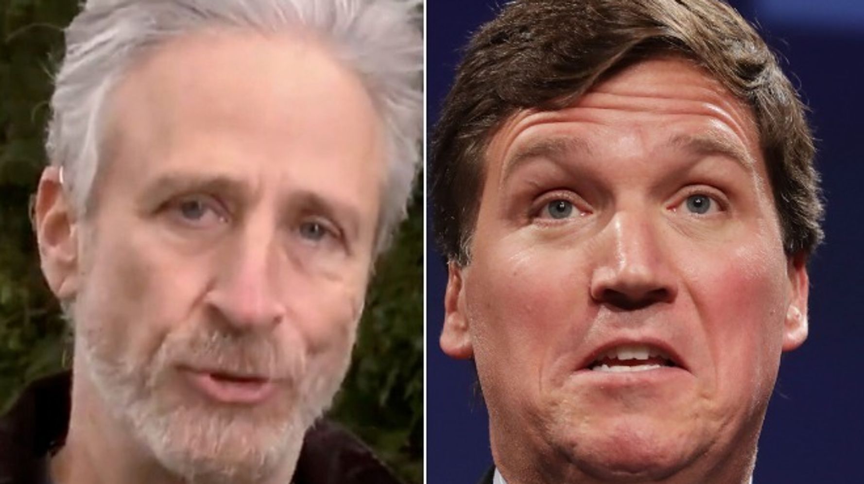 Jon Stewart Mocks Sthead Tucker Carlson Over Vladimir Putin Defense