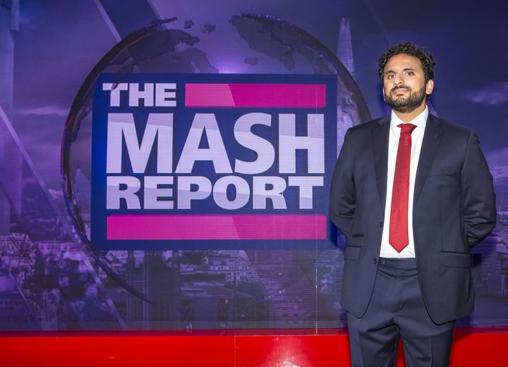 Nish Kumar hosted all four series of The Mash Report between 2017 and 2020