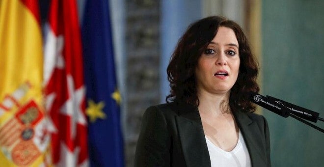 Isabel Díaz Ayuso, presidenta de la Comunidad de Madrid.