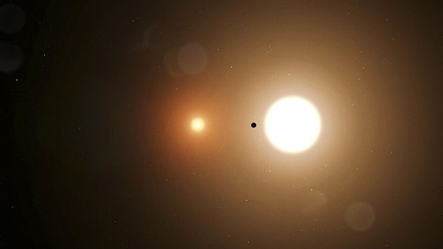 Le télescope TESS parvient repérer une exoplanète lorsqu'elle transite devant son étoile. Image d'illustration