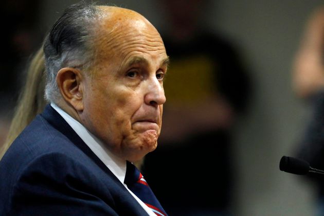 Rudy Giuliani, ancien avocat de Trump, à l'Assemblée du Michigan, à Lansing le 2 décembre 2020