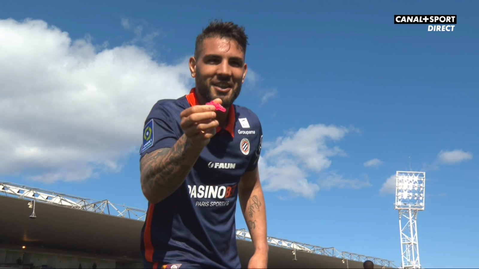 Nîmes-Montpellier: Andy Delort n'aurait pas dû manger de crocodile Haribo