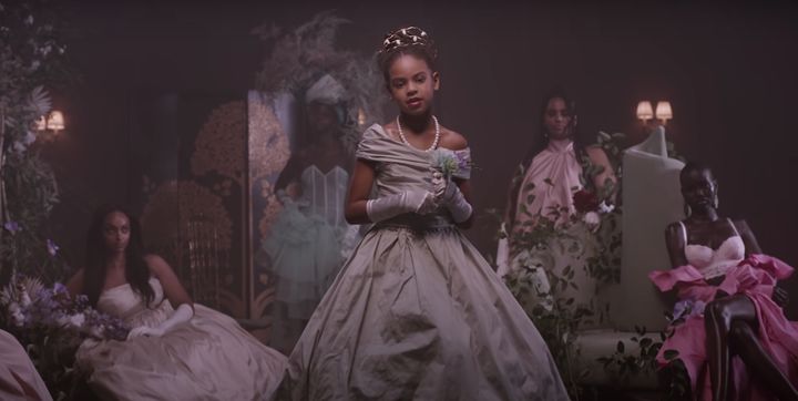 Blue Ivy as seen in the Brown Skin Girl music video