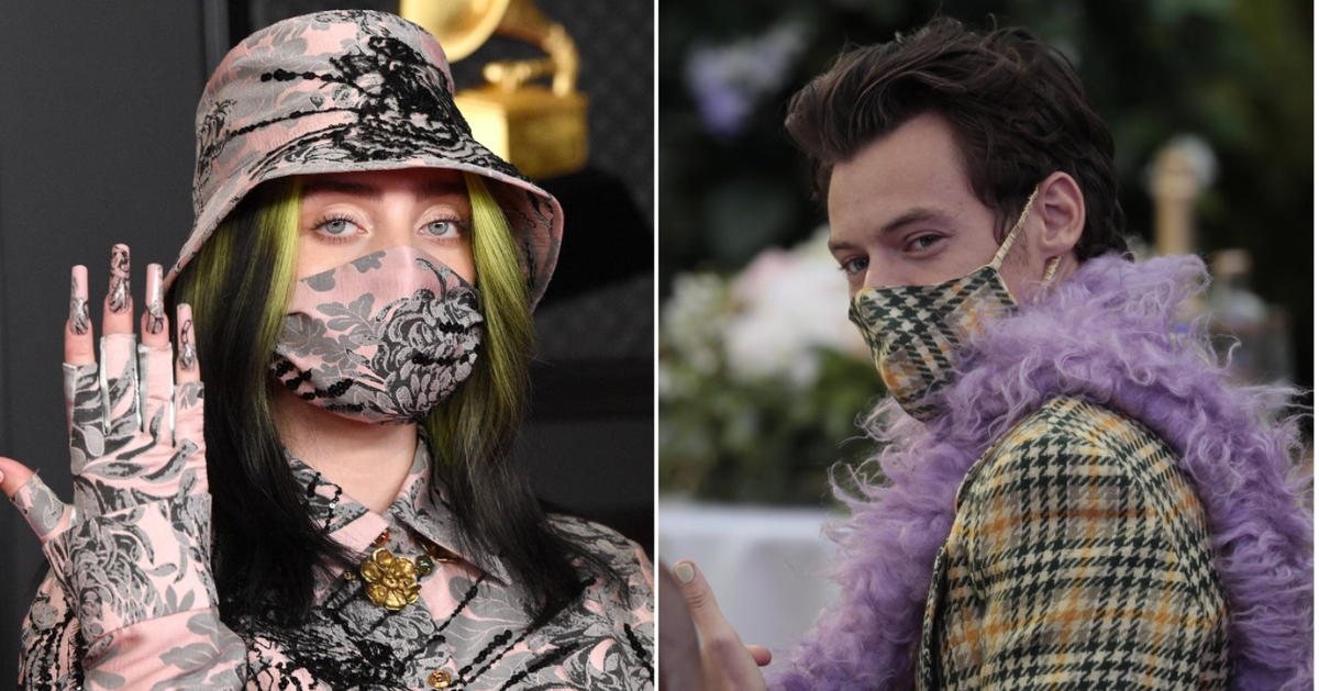 Matching Masks Celebs Matching Masks With Their Outfits Is The Hottest Grammys Red ...