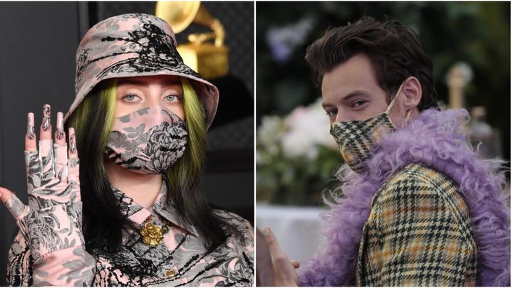 Billie Eilish and Harry Styles keep it safely matchy-matchy.