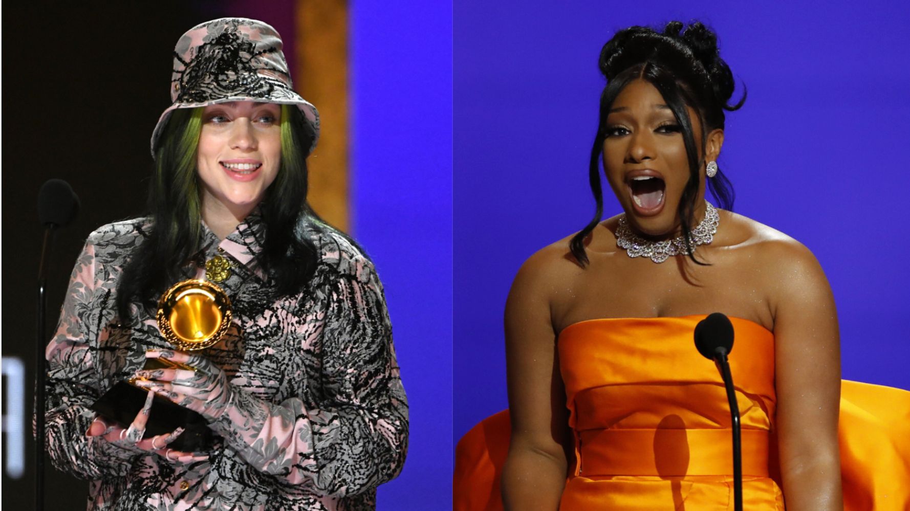 Billie Eilish says Megan Thee stallion deserves the record of the year instead of her