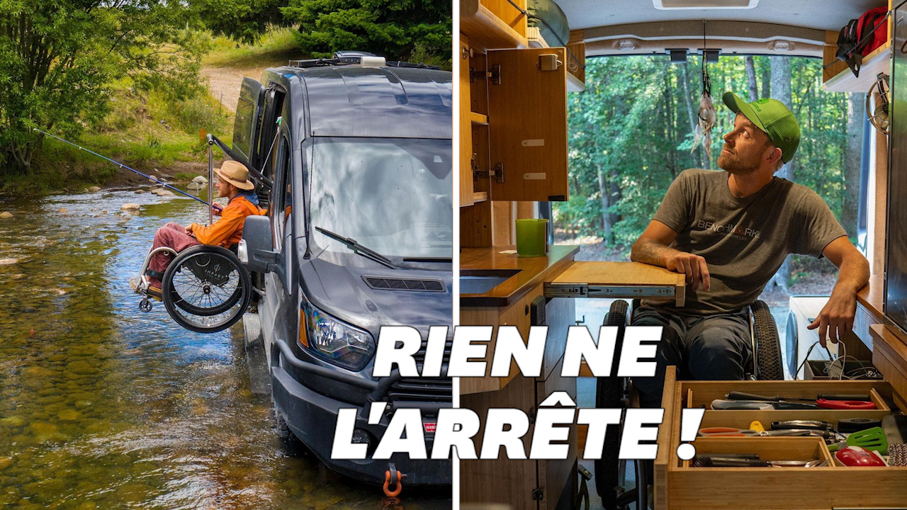 Paralysé après un accident, la "van life" lui a redonné son indépendance