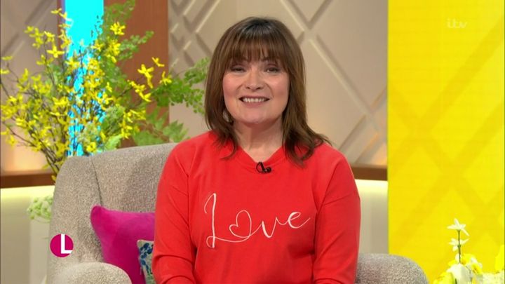 Lorraine Kelly on her ITV show