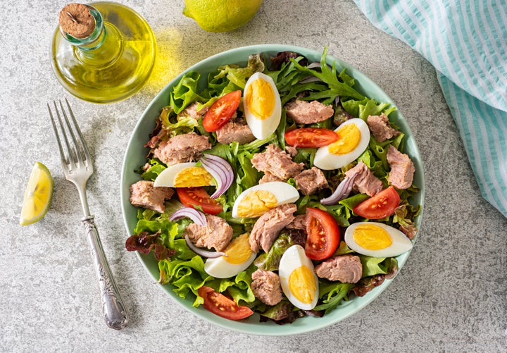 Canned tuna is an affordable protein choice that can be added to many types of meals.